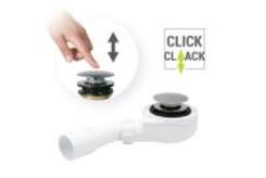 Vaňový sifón Click-Clack bez prepadu