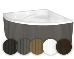 Čelný panel z Everwood pre rohové a asymetrické vane (v rôznych farbách)